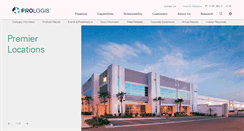 Desktop Screenshot of ir.prologis.com